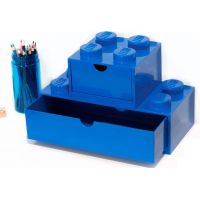 LEGO® stolný box 8 so zásuvkami - modrá 4