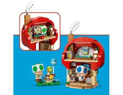 LEGO® Super Mario™ 72041 Toad a párty v jeho domčeku