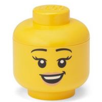 LEGO® Úložná hlava mini Šťastný chlapec
