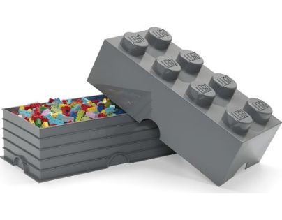 LEGO® Úložný box 25 x 50 x 18 cm - Tmavo šedá - Poškodený obal