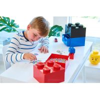 LEGO® stolný box 4 so zásuvkou - modrá 3