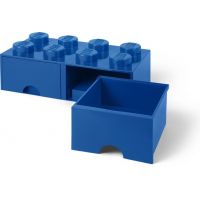 LEGO® Úložný box 8 so šuplíkmi modrý - Poškodený obal