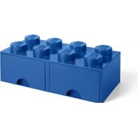 LEGO® Úložný box 8 so šuplíkmi modrý - Poškodený obal 2
