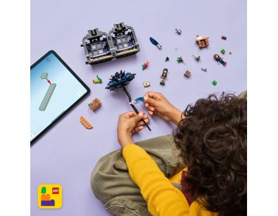 LEGO® Wednesday 76784 Čierna georgína
