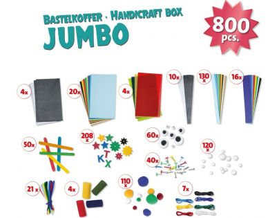 Lena 42665 Kufrík pre malých domácich majstrov modrý 800 ks