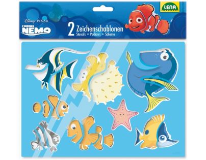 LENA 65814 - Disney kreslící šablony, nemo