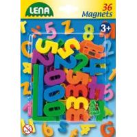 Lena Magnetické číslice 36 ks - Poškodený obal