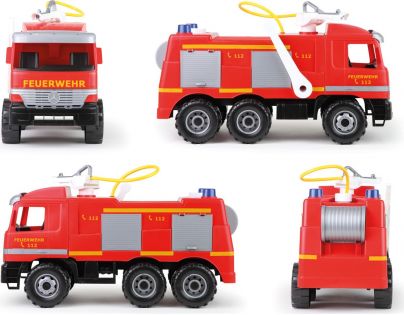 Lena Mercedes hasičské auto s nálepkami