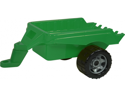 Lena Veľký traktor s lyžicou a prívesom 110 cm