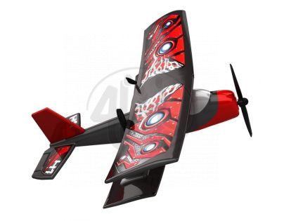 Silverlit Letadlo X-Twin RC Classic Trainer - Červená