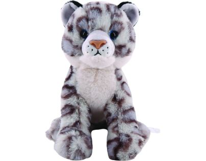 Snežný leopard sediaci 22 cm