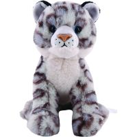 Snežný leopard sediaci 22 cm