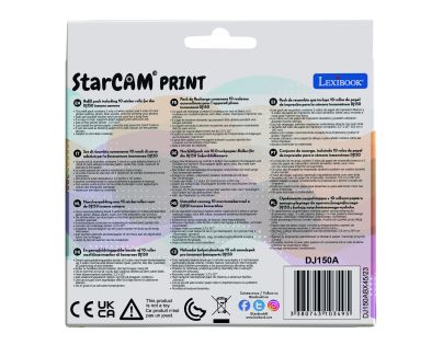 Lexibook 10 náhradních rolí samolepek do fotoaparátů řady DJ150