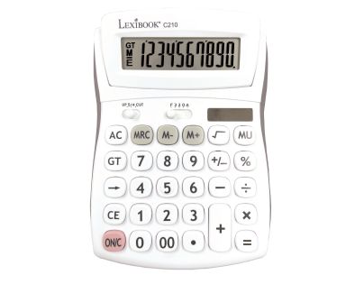 Lexibook 10-miestna kalkulačka s nastaviteľným uhlom obrazovky