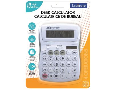 Lexibook 10-miestna kalkulačka s nastaviteľným uhlom obrazovky