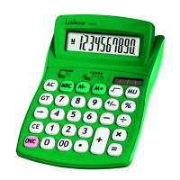 Lexibook 10-miestna vrecková kalkulačka so zeleným gumovým povrchom