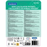 Lexibook 10-miestna vrecková kalkulačka so zeleným gumovým povrchom 6