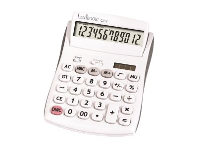 Lexibook 12místná kapesní kalkulačka s nastavitelným úhlem obrazovky