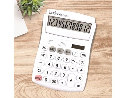 Lexibook 12místná kapesní kalkulačka s nastavitelným úhlem obrazovky