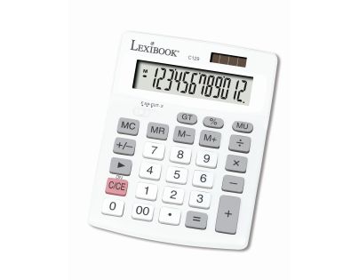 Lexibook 12místná kapesní kalkulačka solárna s batériou
