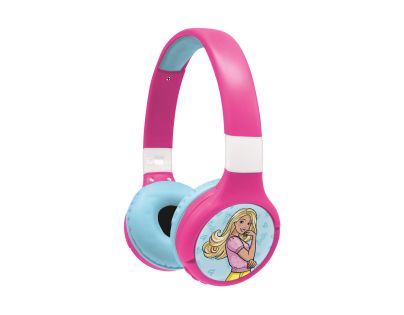 Lexibook 2v1 bluetooth skladacie slúchadlá Barbie s limitom hlasitosti