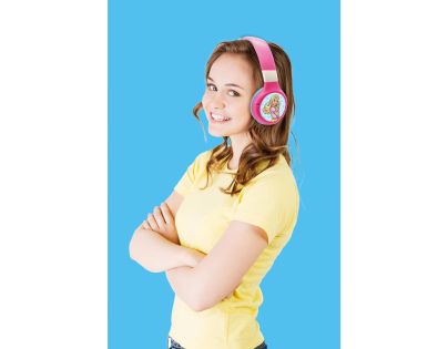 Lexibook 2v1 bluetooth skladacie slúchadlá Barbie s limitom hlasitosti