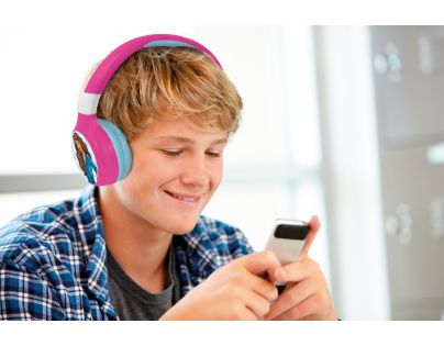 Lexibook 2v1 bluetooth skladacie slúchadlá Barbie s limitom hlasitosti
