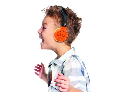 Lexibook 2v1 bluetooth skládací sluchátka Basketbal s limitem hlasitosti
