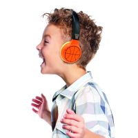 Lexibook 2v1 bluetooth skládací sluchátka Basketbal s limitem hlasitosti 5
