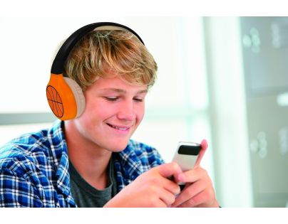 Lexibook 2v1 bluetooth skládací sluchátka Basketbal s limitem hlasitosti
