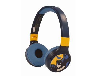 Lexibook 2v1 bluetooth skladacie slúchadlá Batman s limitom hlasitosti