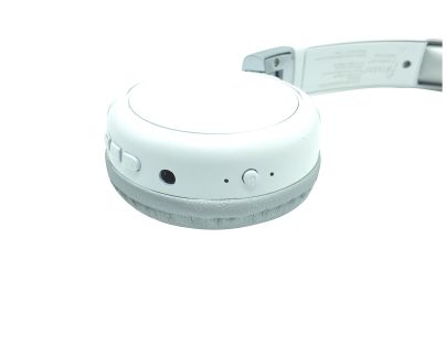 Lexibook 2v1 bluetooth skládací sluchátka bílá