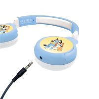 Lexibook 2v1 bluetooth skládacie slúchadlá Bluey s limitom hlasitosti 4