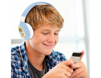 Lexibook 2v1 bluetooth skládacie slúchadlá Bluey s limitom hlasitosti