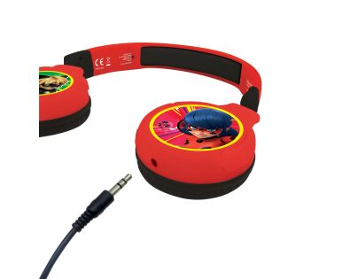 Lexibook 2v1 bluetooth skladacie slúchadlá Kouzelná Beruška s limitom hlasitosti