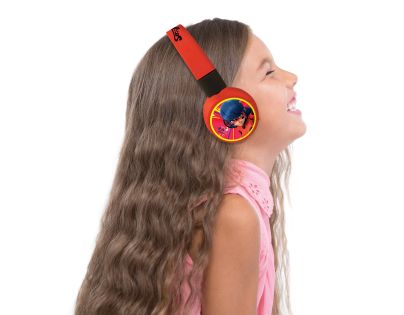 Lexibook 2v1 bluetooth skladacie slúchadlá Kouzelná Beruška s limitom hlasitosti