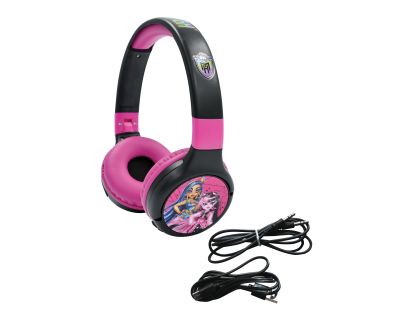 Lexibook 2v1 bluetooth skladacie slúchadlá Monster High s limitom hlasitosti