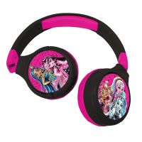 Lexibook 2v1 bluetooth skladacie slúchadlá Monster High s limitom hlasitosti 4
