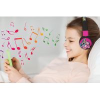 Lexibook 2v1 bluetooth skladacie slúchadlá Monster High s limitom hlasitosti 6