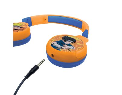 Lexibook 2v1 bluetooth skladacie slúchadlá Naruto s limitom hlasitosti