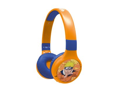 Lexibook 2v1 bluetooth skladacie slúchadlá Naruto s limitom hlasitosti