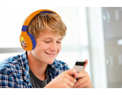 Lexibook 2v1 bluetooth skladacie slúchadlá Naruto s limitom hlasitosti