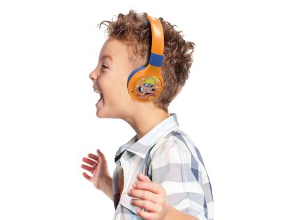 Lexibook 2v1 bluetooth skladacie slúchadlá Naruto s limitom hlasitosti