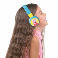 Lexibook 2v1 bluetooth skládací sluchátka Prasiatko Peppa s limitem hlasitosti 4