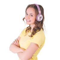 Lexibook 2v1 bluetooth skládací sluchátka Stitch Angel s limitem hlasitosti 6