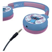 Lexibook 2v1 bluetooth skládací sluchátka Stitch s limitem hlasitosti 2