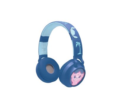 Lexibook 3D bezdrôtová slúchadlá Stitch so svetelnými efektmi a limitom hlasitosti