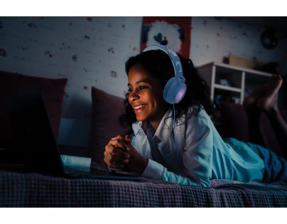 Lexibook 3D bezdrôtová slúchadlá Stitch so svetelnými efektmi a limitom hlasitosti