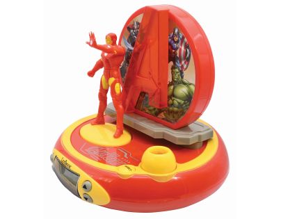 Lexibook 3D budík Avengers s projekciou času