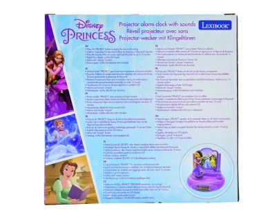 Lexibook 3D budík Disney princezny s projekciou času